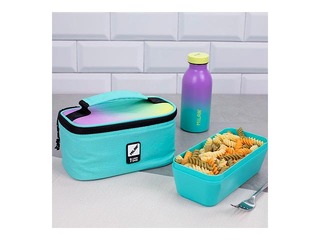 Изотермическая сумка Milan Sunset с ланч-боксом, 1,5л, зеленая