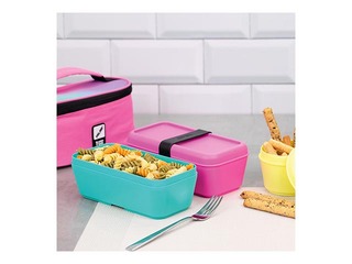 Izotermiska soma Milan Sunset ar pusdienu kastīti, 1.5l, rozā