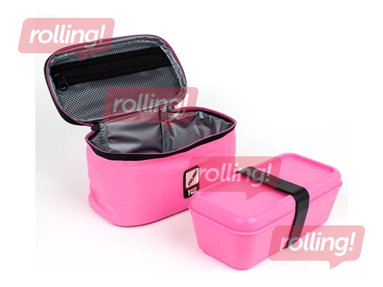 SALE Väike isotermiline toidukott Milan Sunset 1 söögikarbiga, 1,5 l, roosa