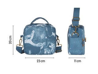 Isothermal Bag with 3 Lunch Boxes Milan Lava, 3.5 l, blue