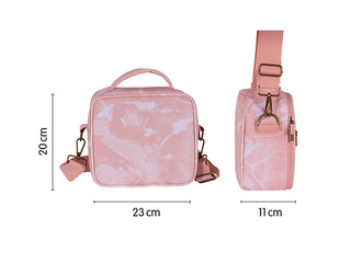Изотермическая сумка с 3 ланч-боксами Milan Lava, 3,5 л, розовая