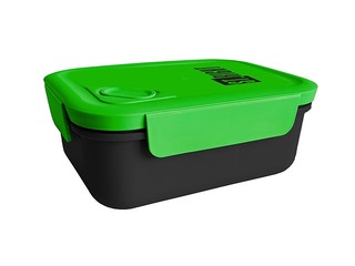 Pusdienu kaste St. Right, Black&Green, taisnstūra, 1.2l