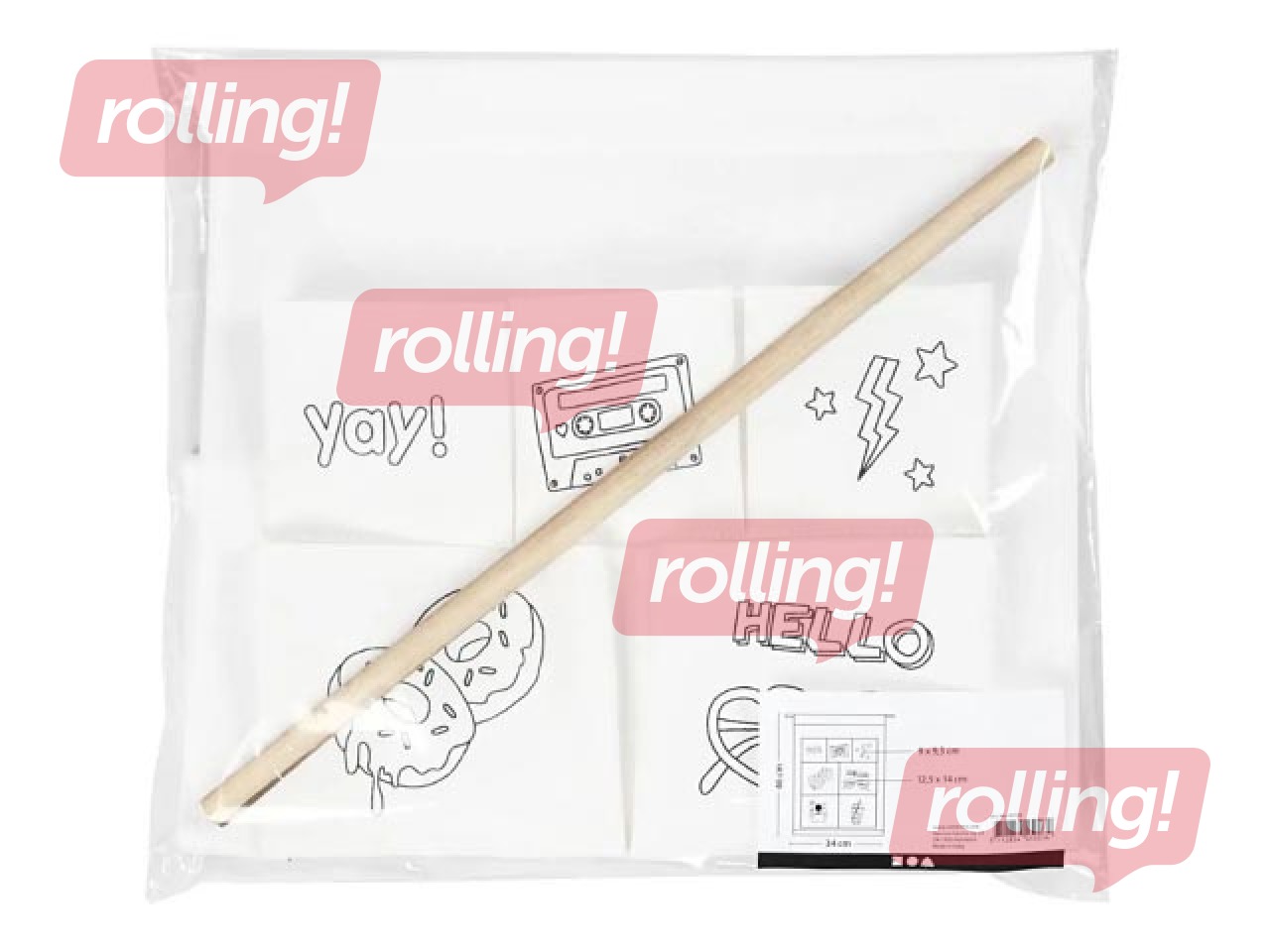 Piekaramais organizators, 7 kabatas, balts