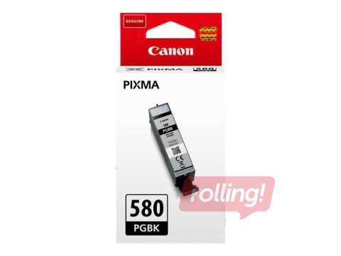 Tintes kasete Canon PGI-580, Pigmenta Melna (200 lpp)
