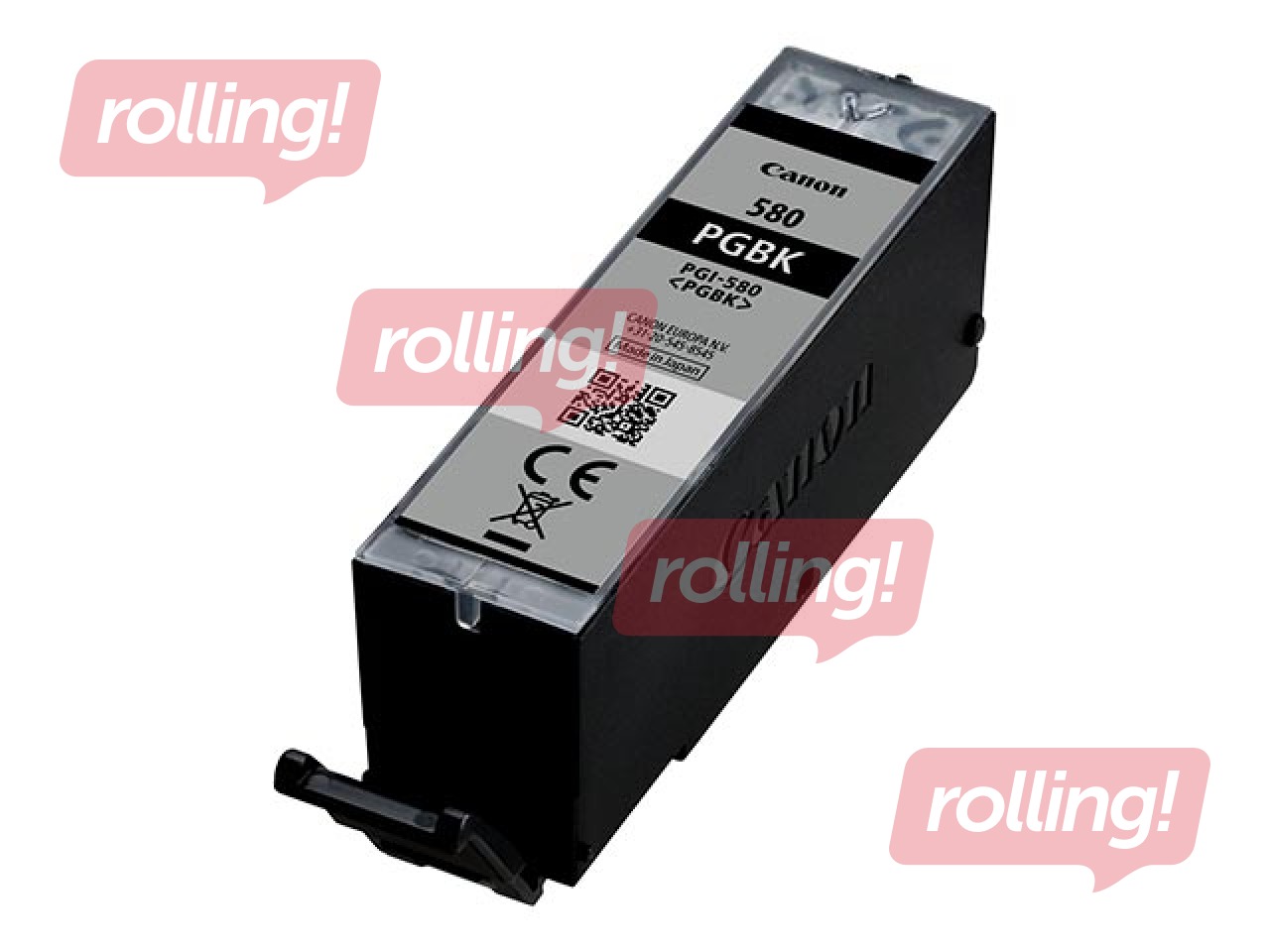 Tintes kasete Canon PGI-580, Pigmenta Melna (200 lpp)