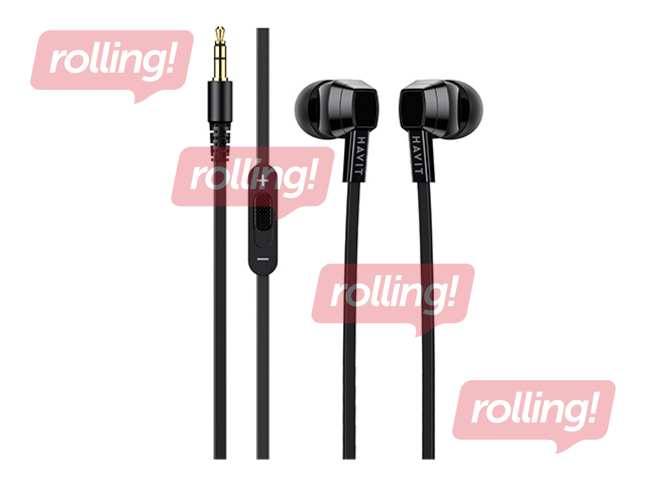 Kõrvaklapid mikrofoniga HAVIT E327, must