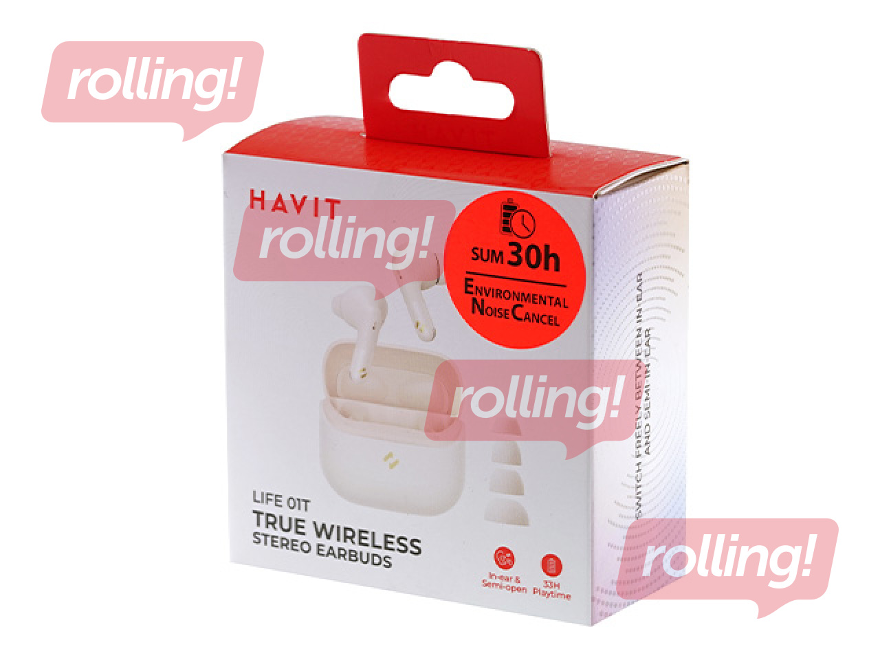 Bezvadu austiņas HAVIT TW982, rozā