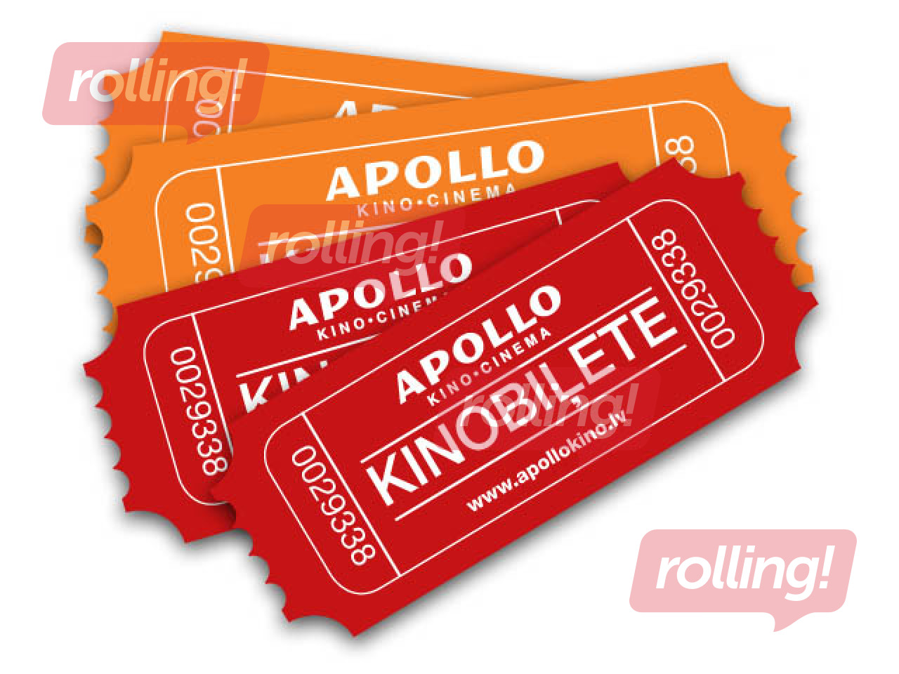 Apollo kino standarta dāvanu biļete