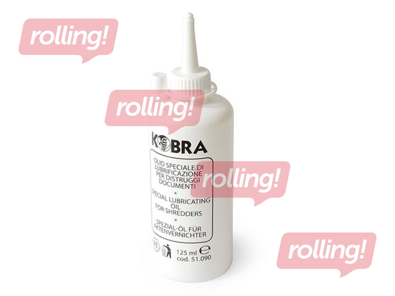 Eļļa dokumentu smalcinātājiem Kobra, 125ml