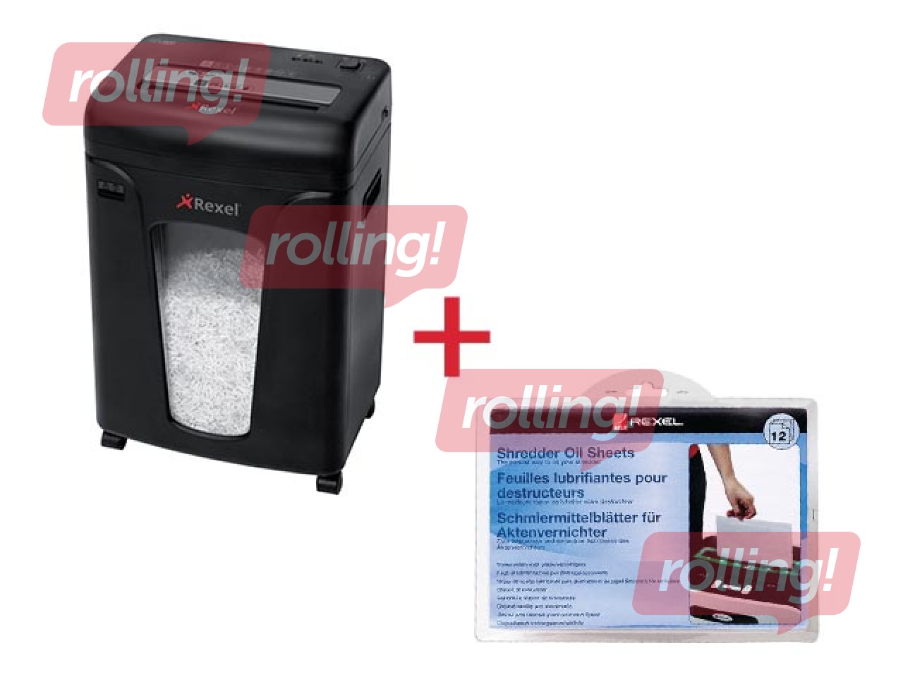Dokumentu smalcinātājs Rexel REM820 + DĀVANA! Pērc papīra smalcinātāju un saņem dāvanu!