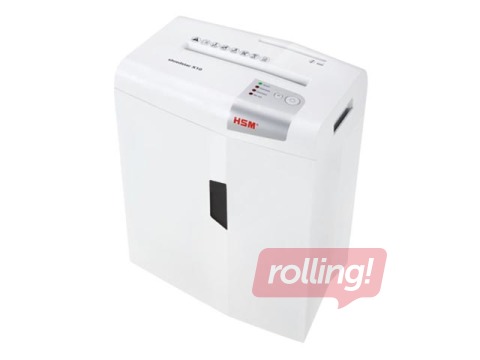 Document Shredder HSM shredstar X10, white