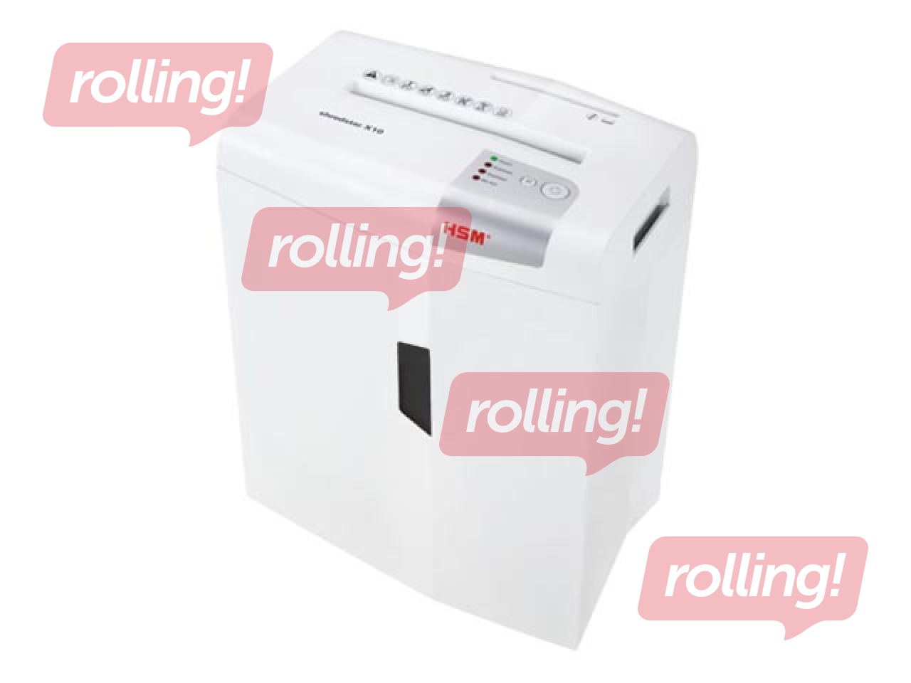 Dokumentu smalcinātājs HSM shredstar X10, balts