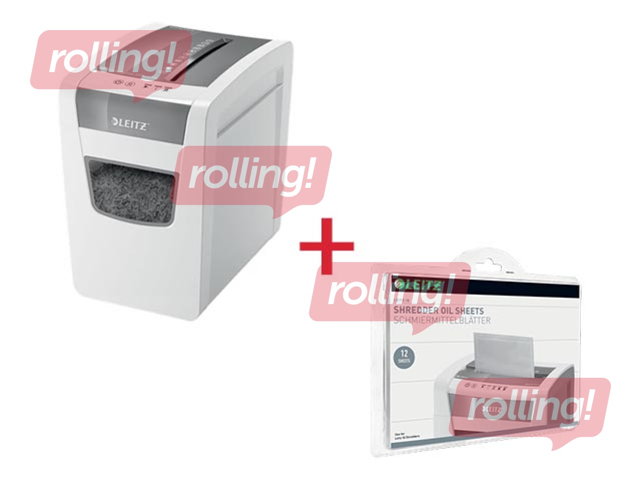 Dokumentu smalcinātājs Leitz IQ Slim Home Office, P4 + DĀVANA! Pērc papīra smalcinātāju  un saņe