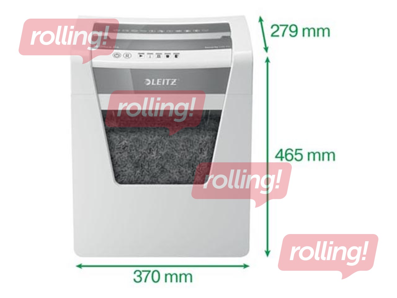 Dokumentu smalcinātājs Leitz IQ Office P4 + DĀVANA! Pērc papīra smalcinātāju un saņem dāvanu!