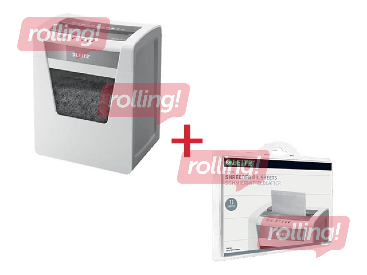 Shredder Leitz IQ Office P4 + GIFT! Buy paper shredder and receive a gift!