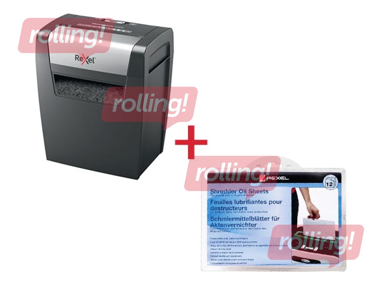 Shredder Rexel Momentum X308, P3 + GIFT! Buy paper shredder and receive a gift!