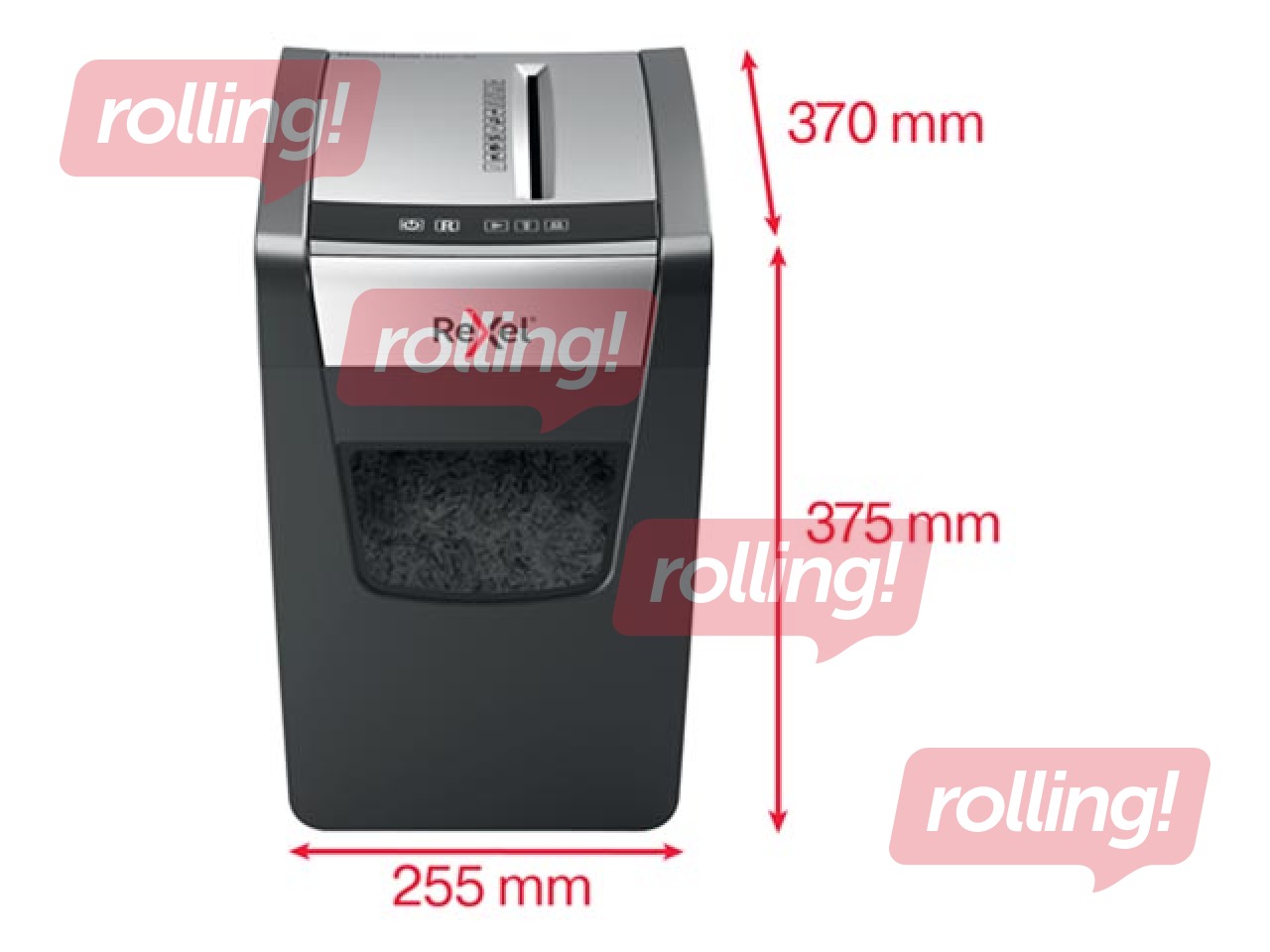 Dokumentu smalcinātājs Rexel Momentum X410-SL, P4 + DĀVANA! Pērc papīra smalcinātāju un saņe