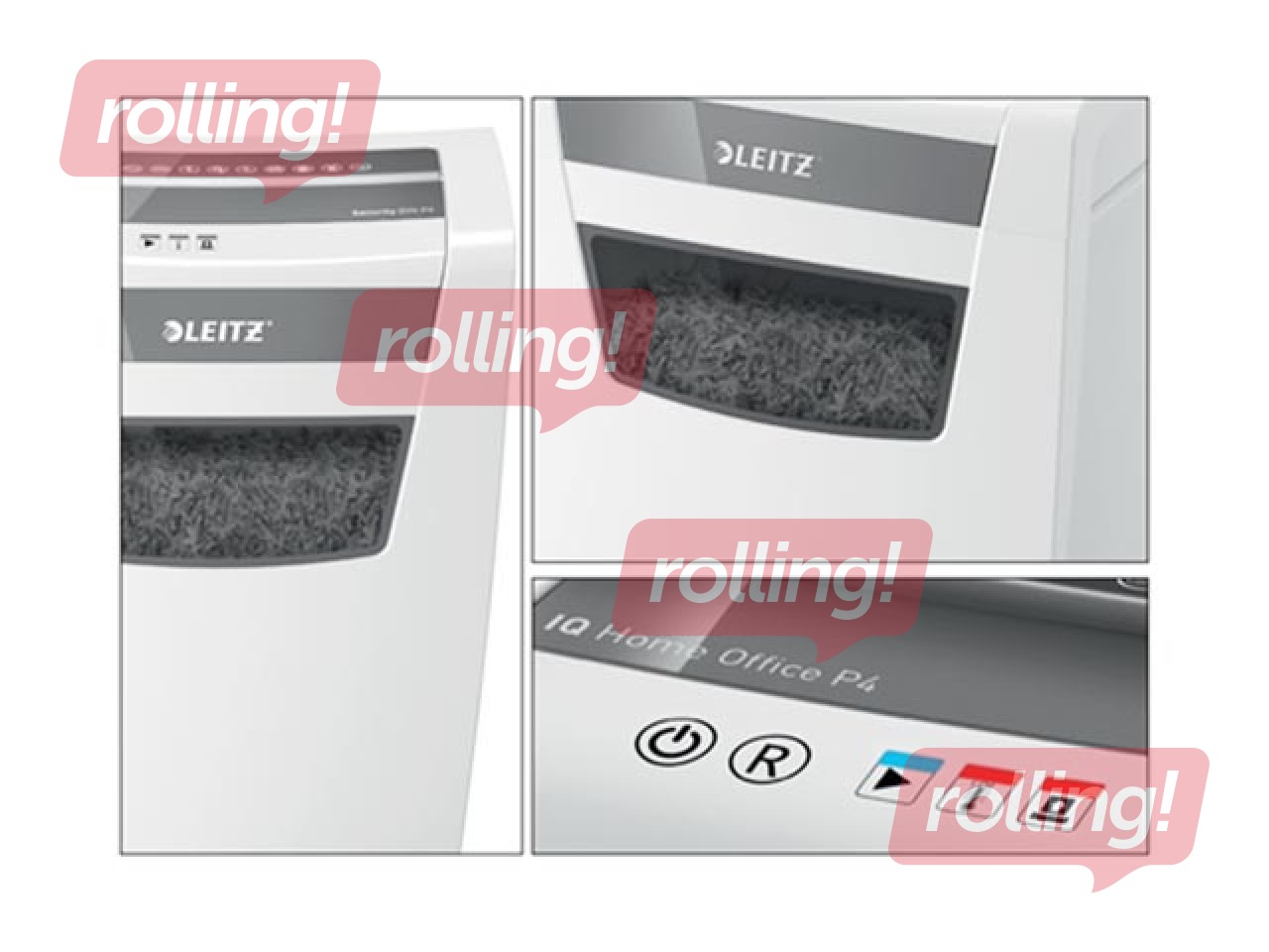 Paper Shredder Leitz IQ Home Office, P4 + GIFT! Buy paper shredder and receive a gift!