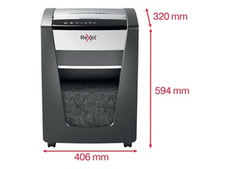 Shredder Rexel Momentum X420, P4 + GIFT! Buy paper shredder and receive a gift!