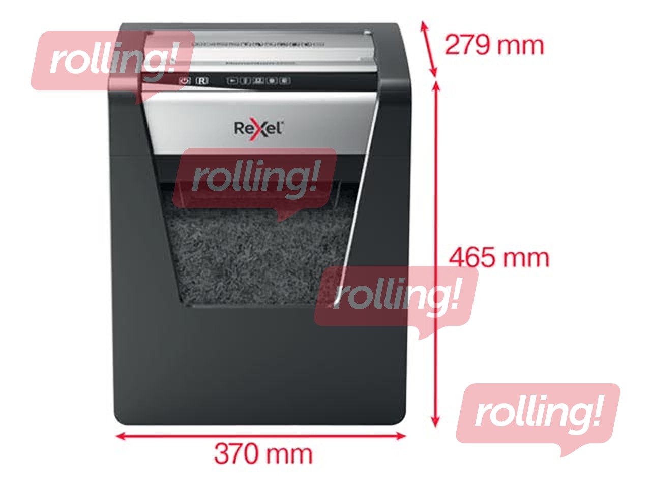 Dokumentu smalcinātājs Rexel Momentum M510, P5 + DĀVANA! Pērc papīra smalcinātāju un saņem dāvanu!