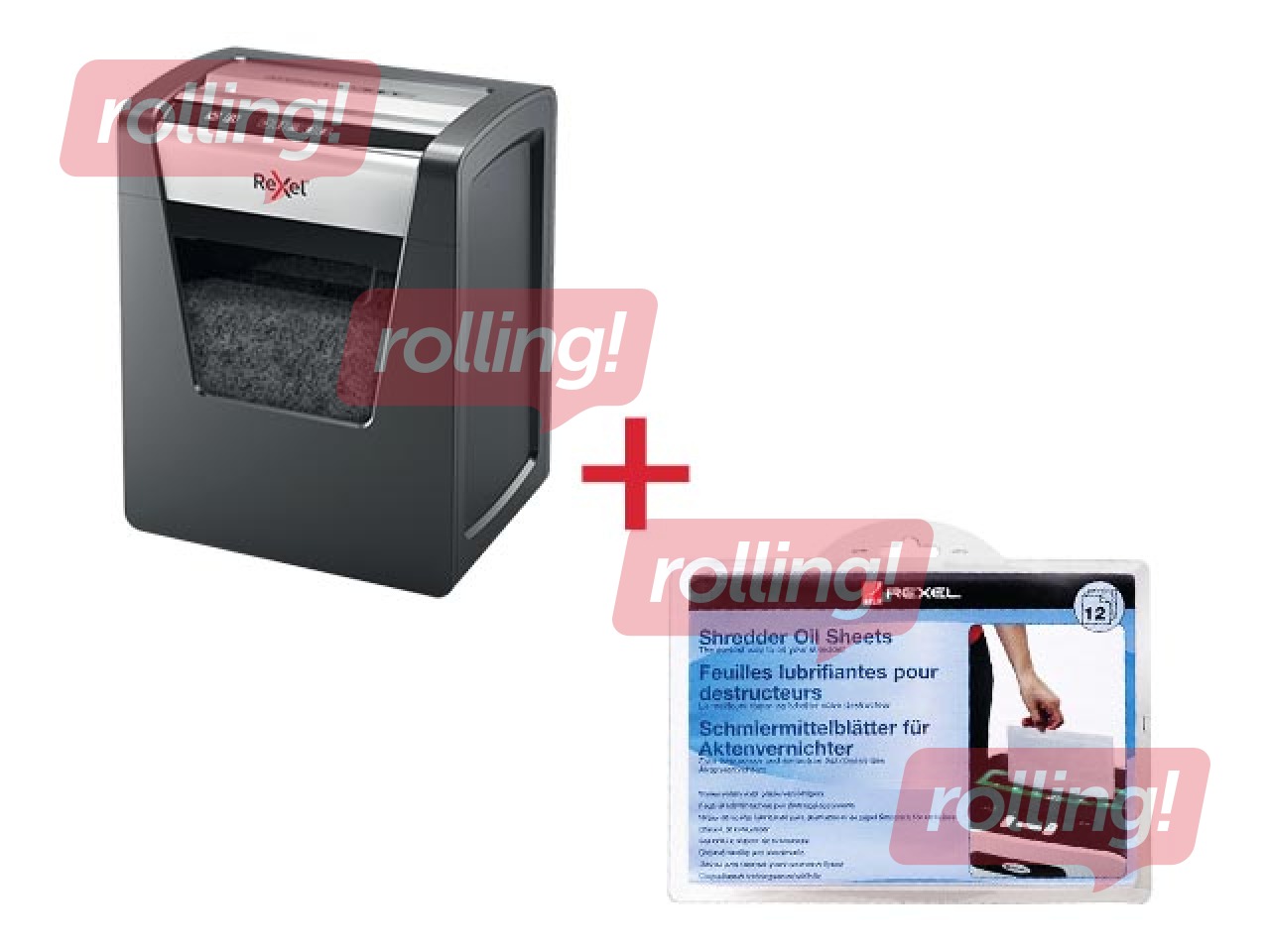 Шредер Rexel Momentum M510, P5 + ПОДАРОК! Покупай шредер и получи подарок!