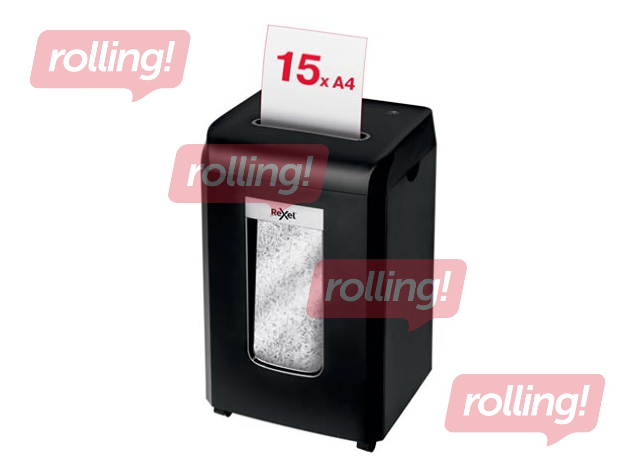 Shredder Rexel ProMax QS RSX1538, 4x40mm, P4 + GIFT! Buy paper shredder and receive a gift!