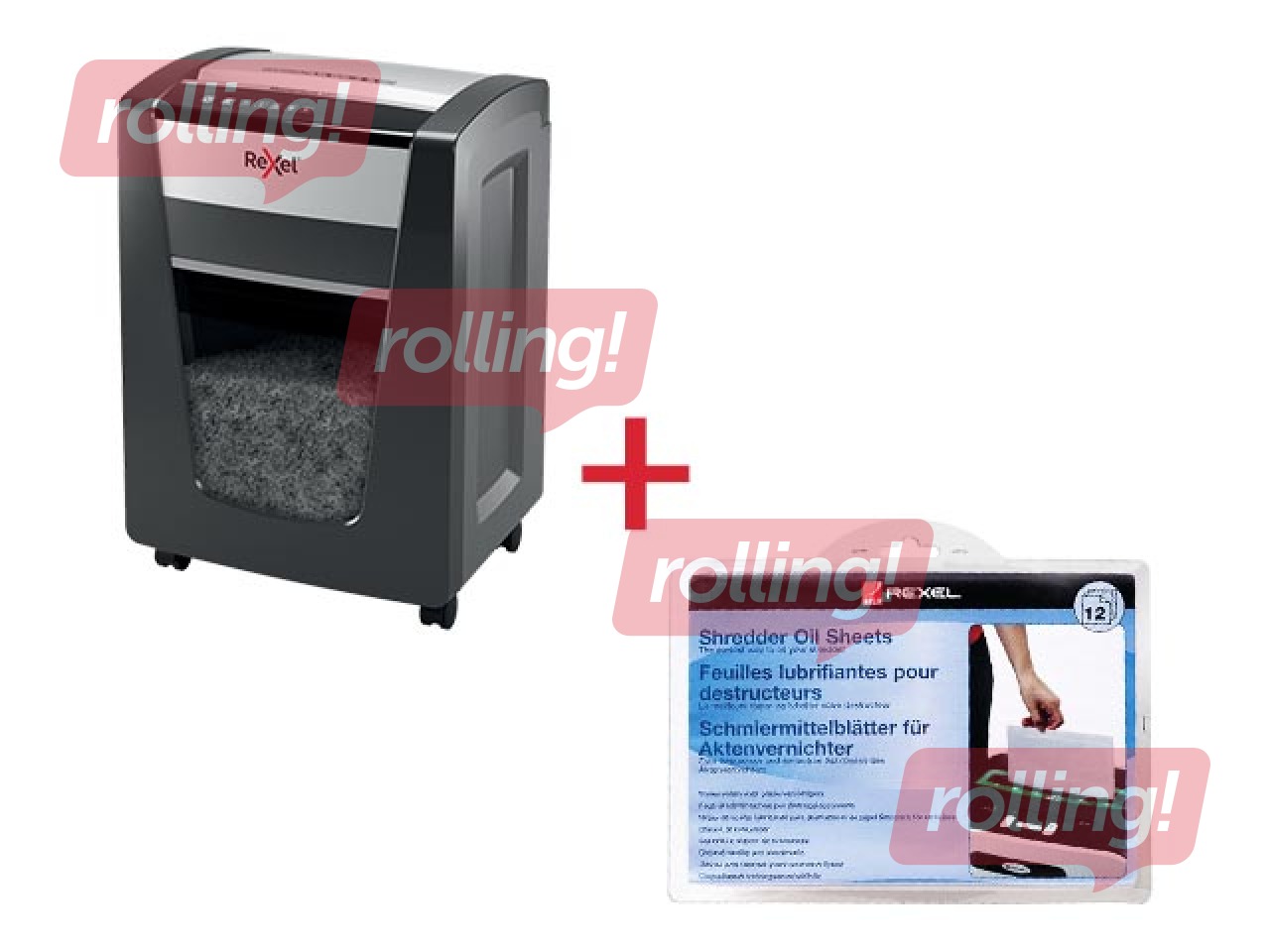 Шредер Rexel Momentum M515, P5 + ПОДАРОК! Покупай шредер и получи подарок!