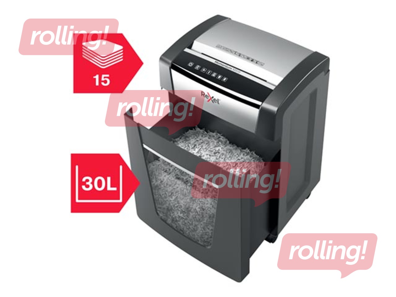 Шредер Rexel Momentum M515, P5 + ПОДАРОК! Покупай шредер и получи подарок!