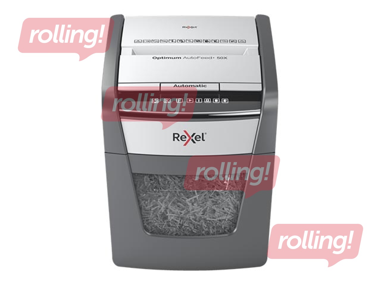Paper Shredder Rexel Optimum AutoFeed+ 50X + GIFT! Buy paper shredder and receive a gift!