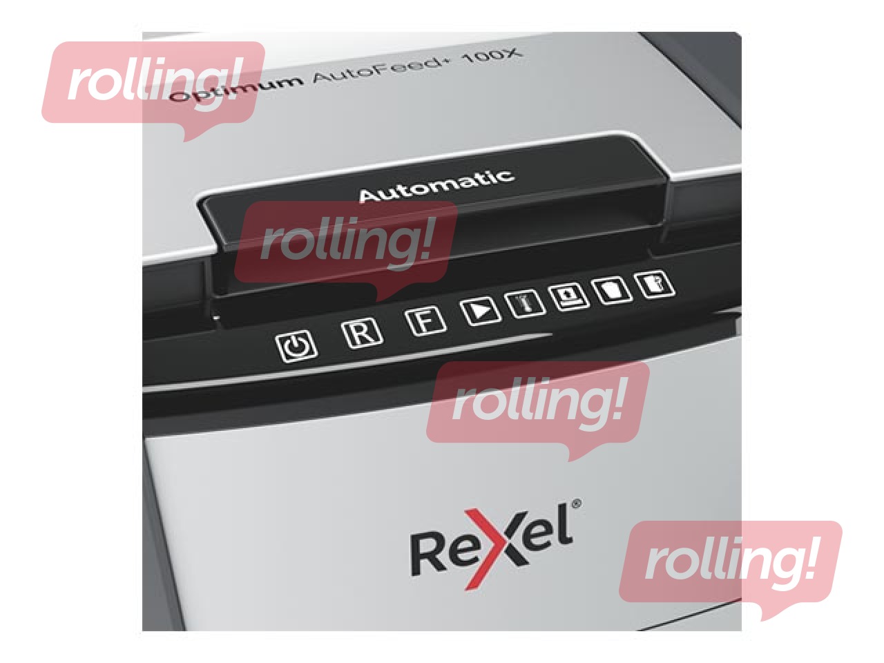 Dokumentu smalcinātājs Rexel Optimum AutoFeed+ 100X + DĀVANA! Pērc papīra smalcinātāju un saņe