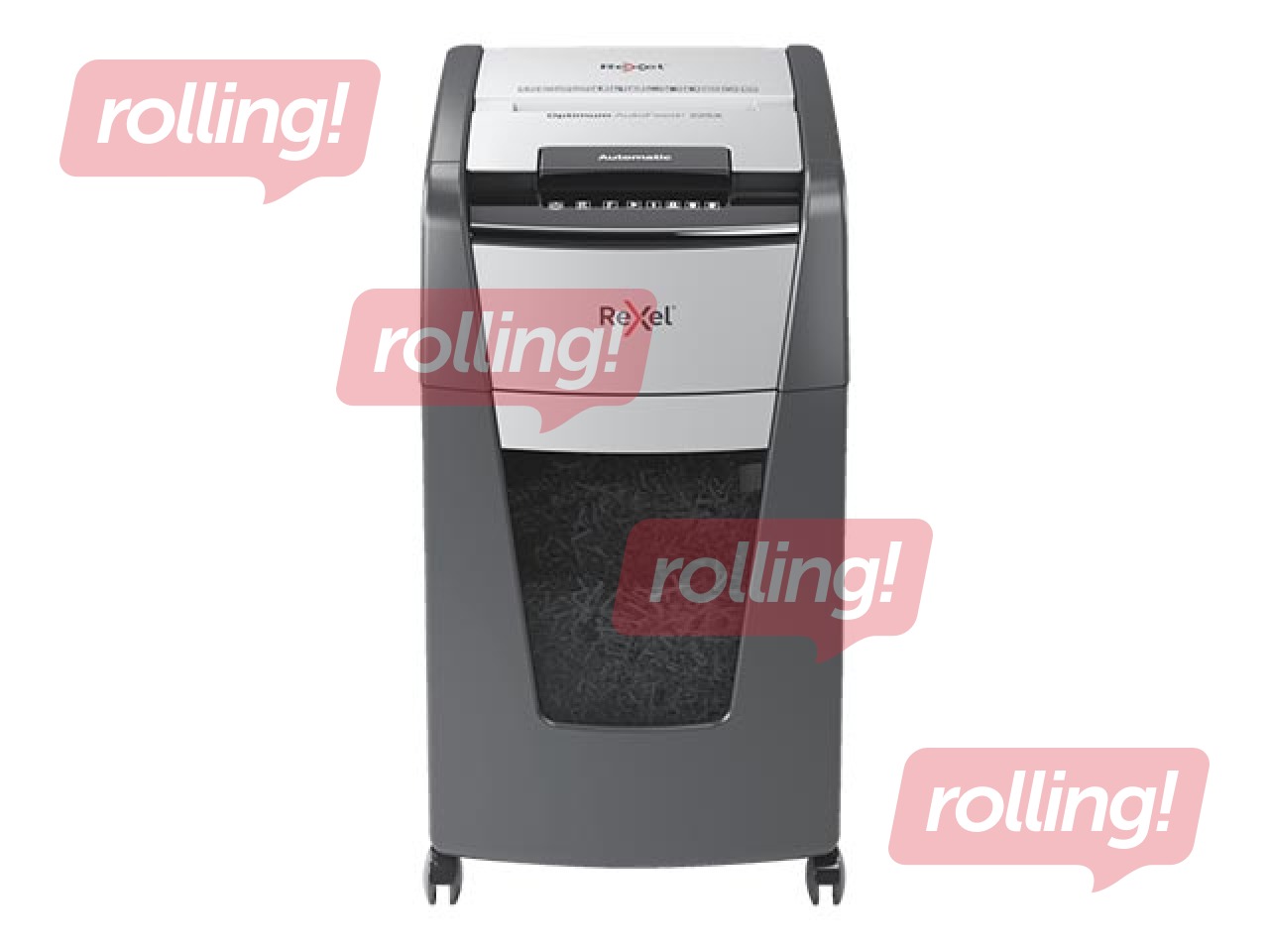 Dokumentu smalcinātājs Rexel Optimum AutoFeed+ 225X + DĀVANA! Pērc papīra smalcinātāju un saņe