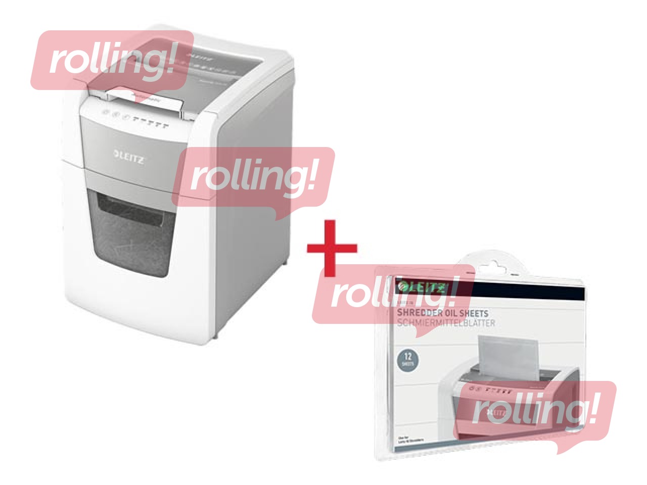 Paper Shredder Leitz IQ Autofeed Small Office 100 Automatic, P4 + GIFT! Buy paper shredder an