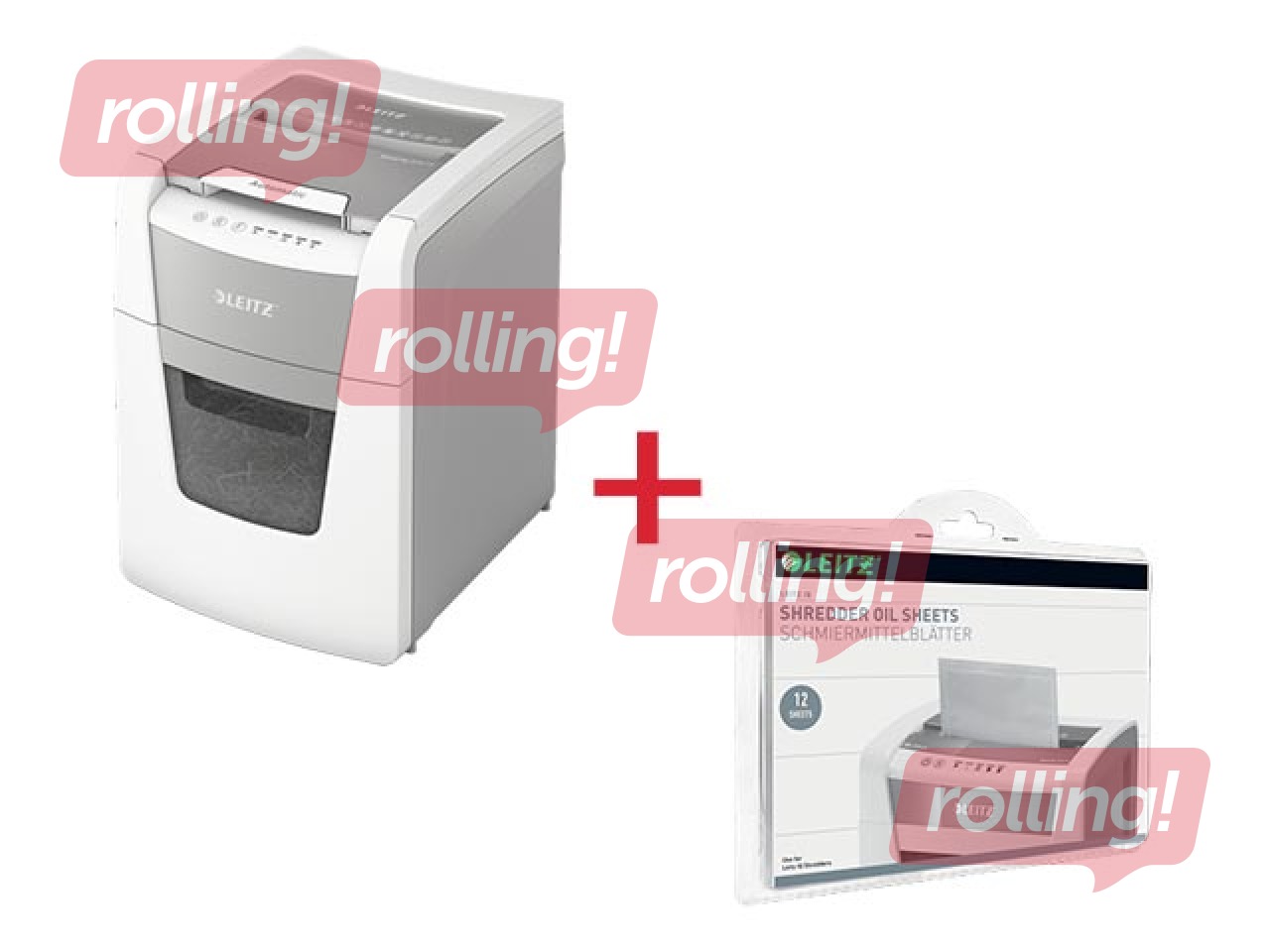 Dokumentu smalcinātājs Leitz IQ Autofeed Small Office 100 Automatic, P5 + DĀVANA! Pērc papīr