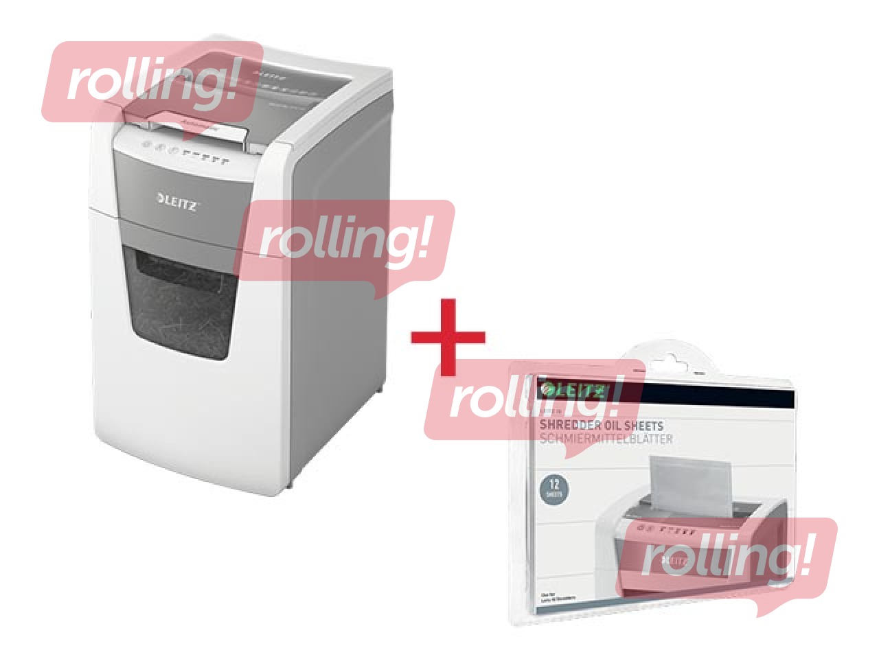 Paper shredder Leitz IQ Autofeed Small Office 150 Automatic, P4 + GIFT! Buy paper shredder an