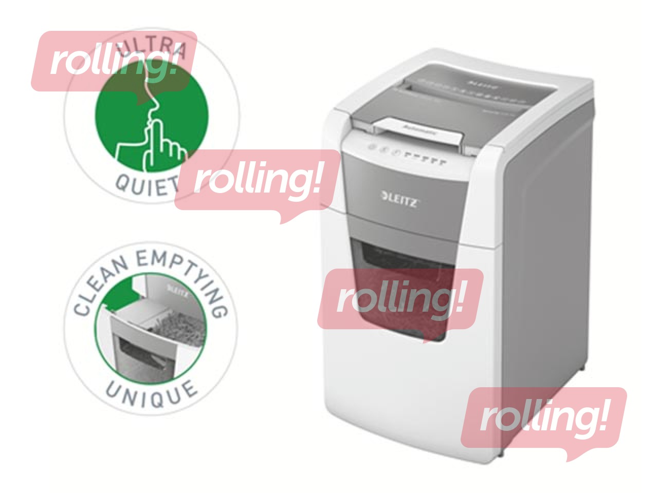 Paper shredder Leitz IQ Autofeed Small Office 150 Automatic, P4 + GIFT! Buy paper shredder an