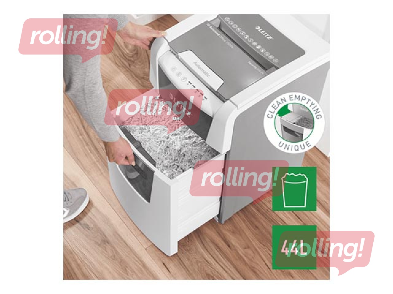Paper shredder Leitz IQ Autofeed Small Office 150 Automatic, P4 + GIFT! Buy paper shredder an