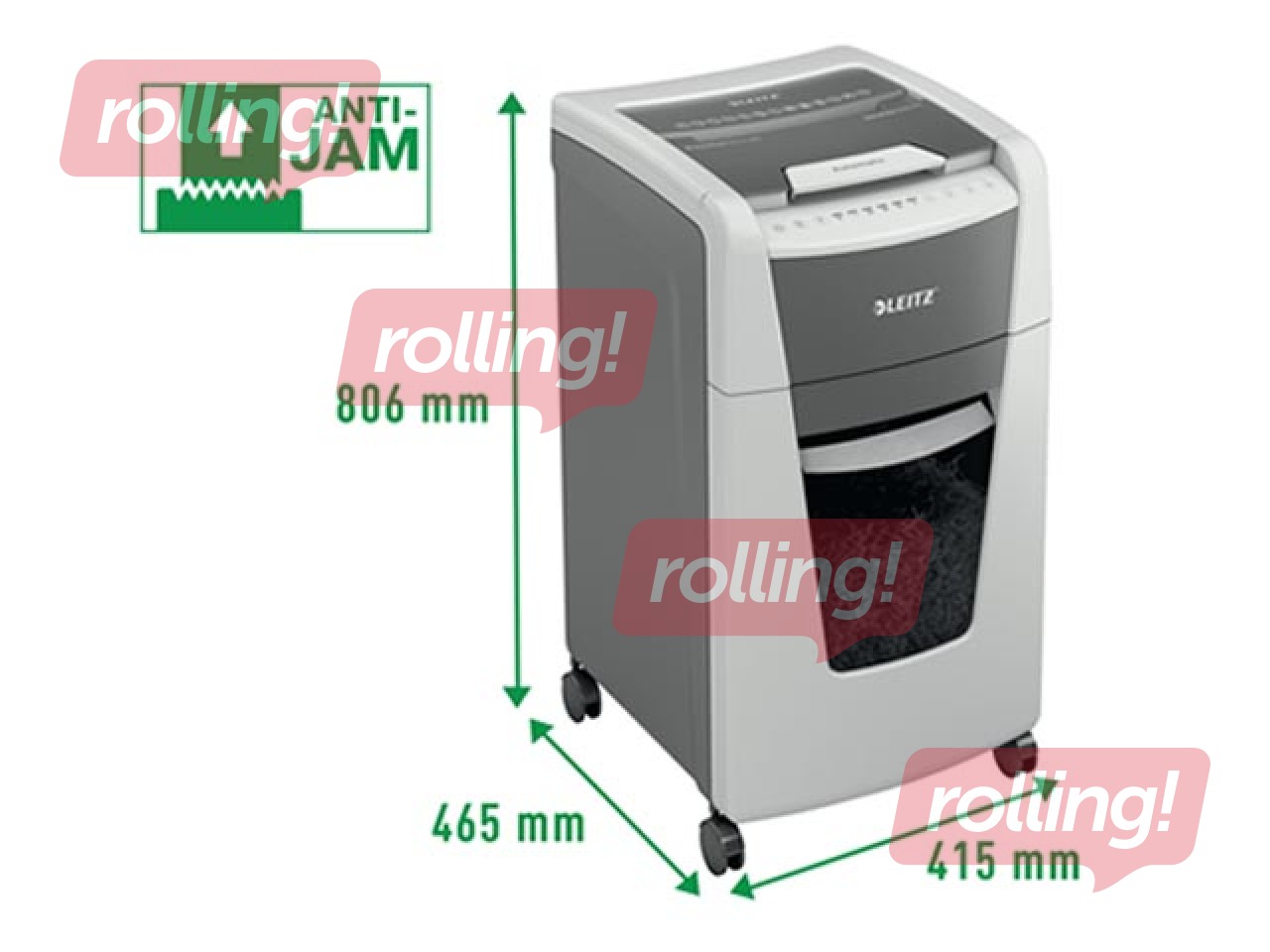 Dokumentu smalcinātājs Leitz IQ Autofeed Small Office 300 Automatic, P4 + DĀVANA! Pērc papīr