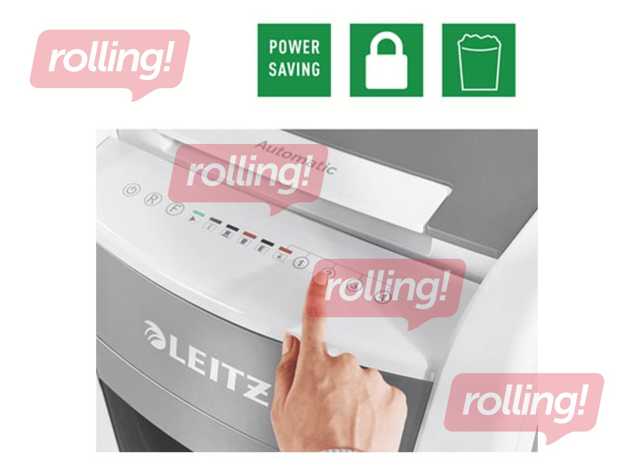 Dokumentu smalcinātājs Leitz IQ Autofeed Small Office 300 Automatic, P4 + DĀVANA! Pērc papīr