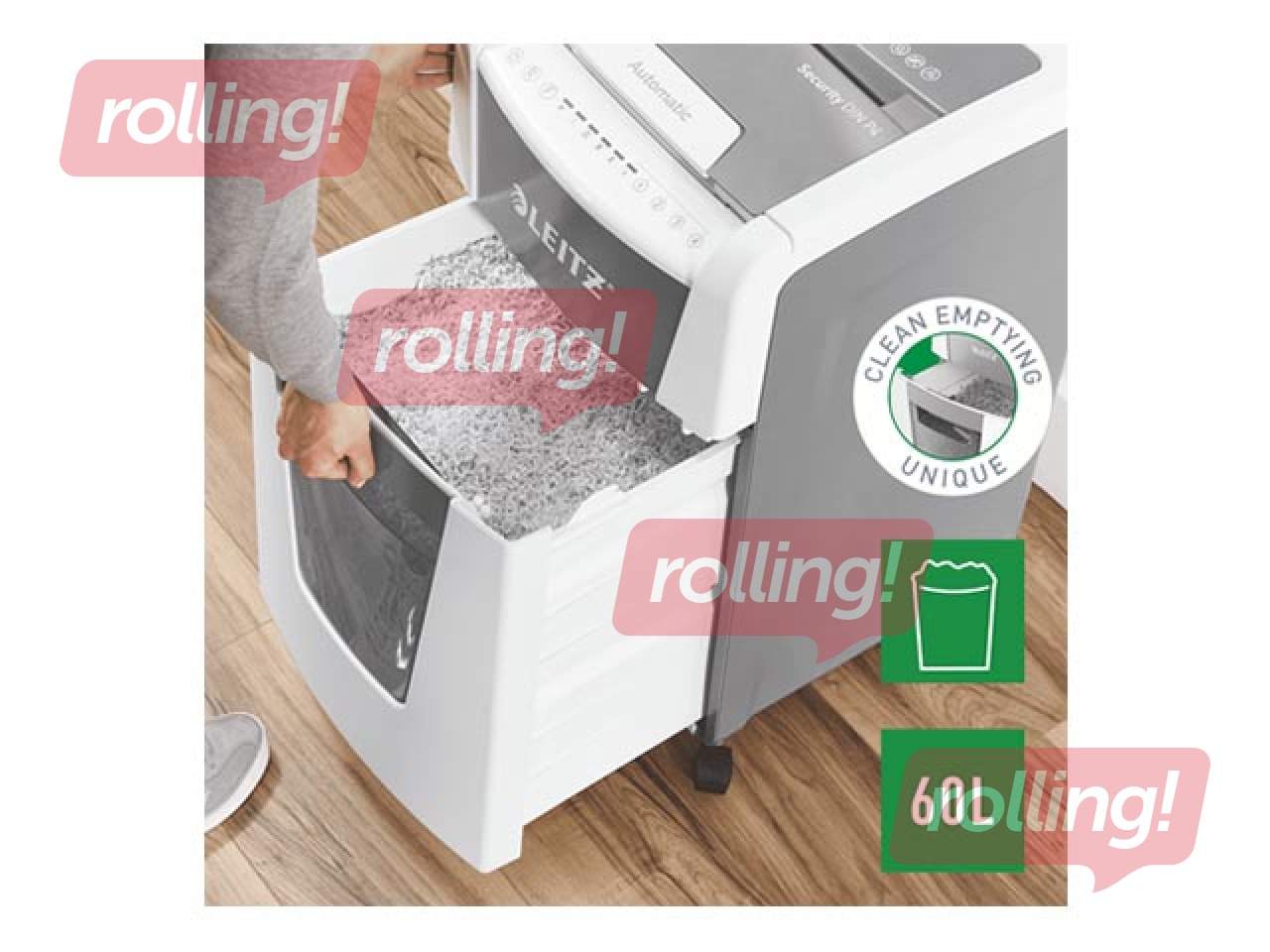 Dokumentu smalcinātājs Leitz IQ Autofeed Small Office 300 Automatic, P4 + DĀVANA! Pērc papīr