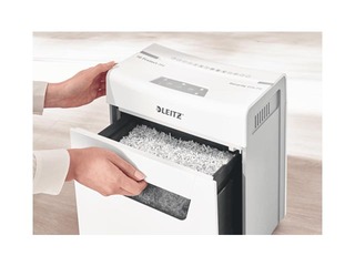Dokumentu smalcinātājs Leitz IQ Protect Premium Paper Shredder 6X, P4 + DĀVANA! Pērc papīr
