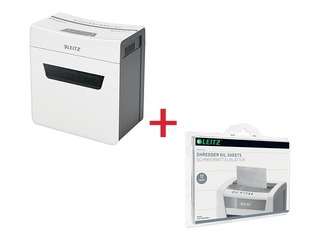 Paper shredder Leitz IQ Protect Premium Paper Shredder 6X, P4 + GIFT! Buy paper shredder and receiv