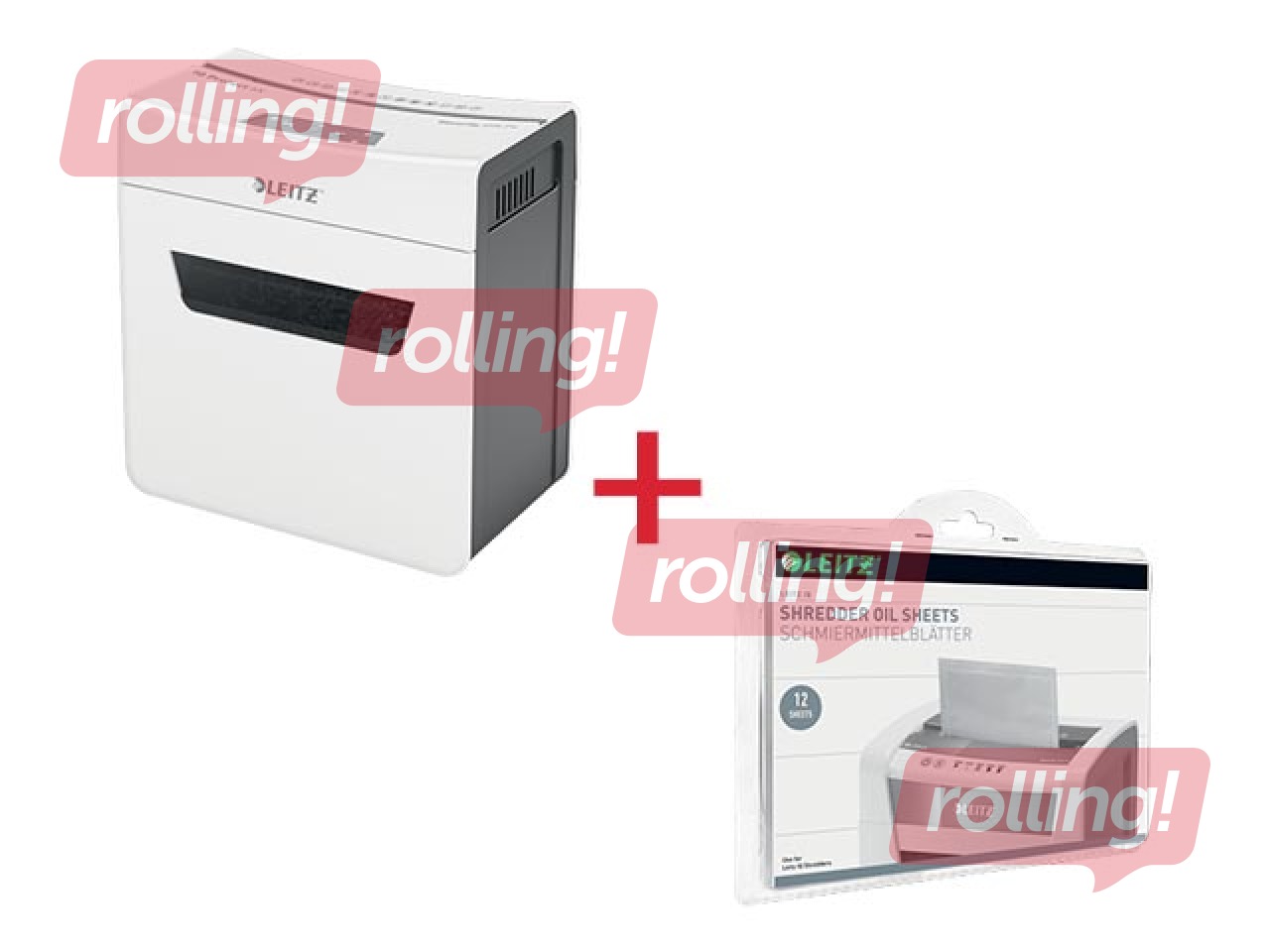 Paper shredder Leitz IQ Protect Premium Paper Shredder 6X, P4 + GIFT! Buy paper shredder and receiv