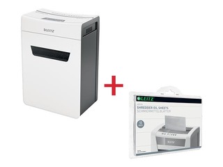 Dokumentu smalcinātājs Leitz IQ Protect Premium Paper Shredder 10X, P4 + DĀVANA! Pērc papīr