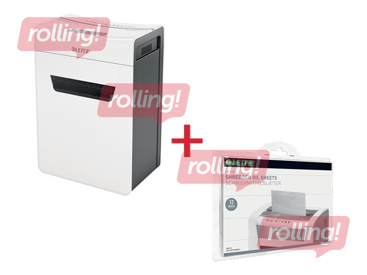 Dokumentu smalcinātājs Leitz IQ Protect Premium Paper Shredder 10X, P4 + DĀVANA! Pērc papīr