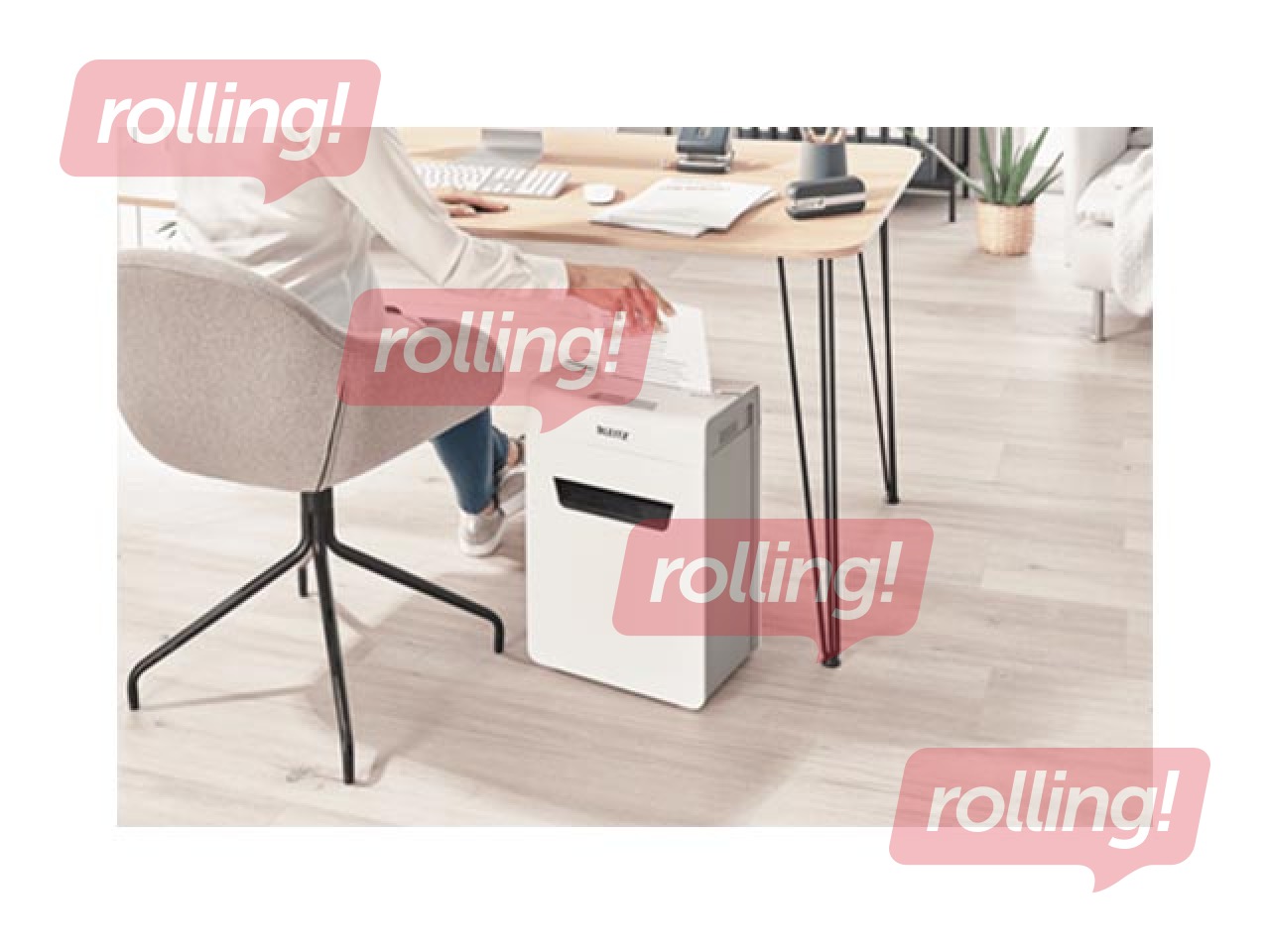 Dokumentu smalcinātājs Leitz IQ Protect Premium Paper Shredder 10X, P4 + DĀVANA! Pērc papīr