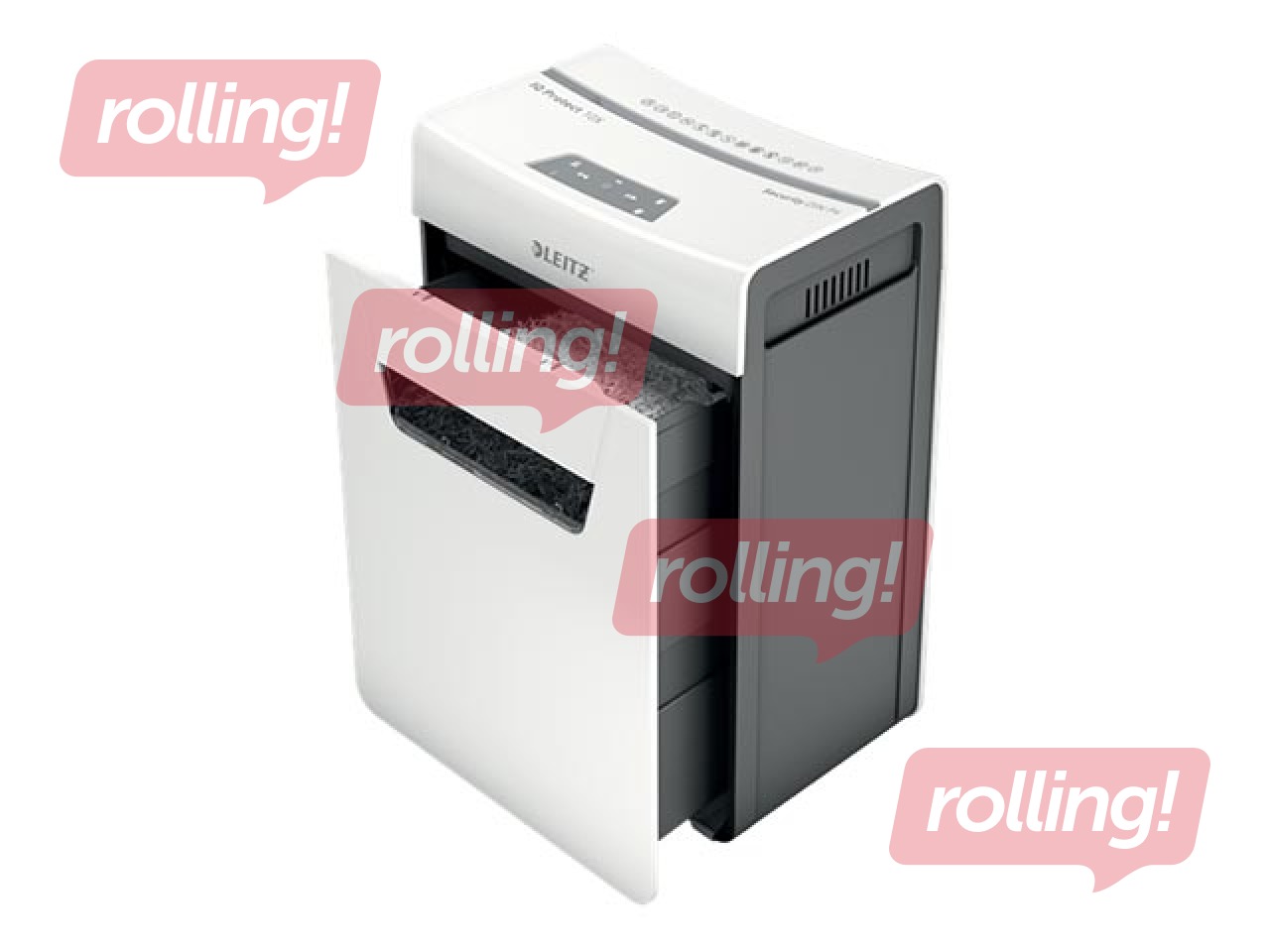 Dokumentu smalcinātājs Leitz IQ Protect Premium Paper Shredder 10X, P4 + DĀVANA! Pērc papīr