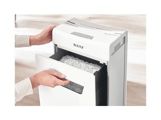 Dokumentu smalcinātājs Leitz IQ Protect Premium Paper Shredder 10X, P4 + DĀVANA! Pērc papīr