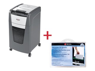 Dokumentu smalcinātājs Rexel Optimum AutoFeed+ 225M, P5 + DĀVANA! Pērc papīra smalcinātāju un saņe