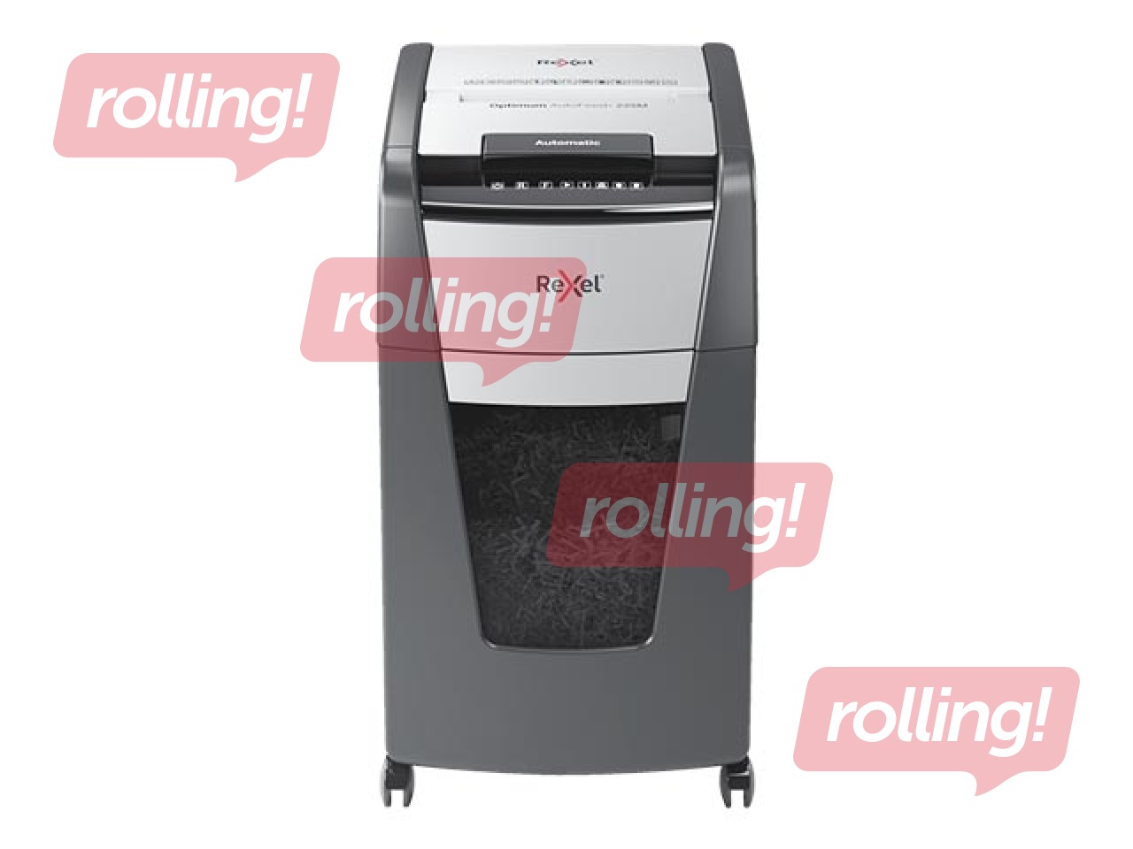 Dokumentu smalcinātājs Rexel Optimum AutoFeed+ 225M, P5 + DĀVANA! Pērc papīra smalcinātāju un saņe