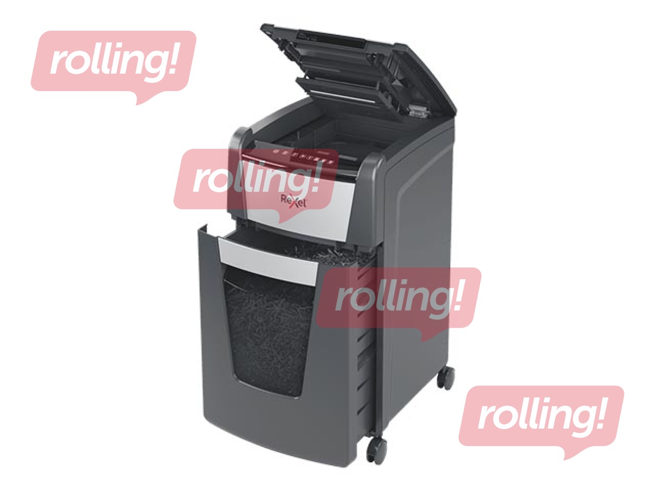 Dokumentu smalcinātājs Rexel Optimum AutoFeed+ 225M, P5 + DĀVANA! Pērc papīra smalcinātāju un saņe